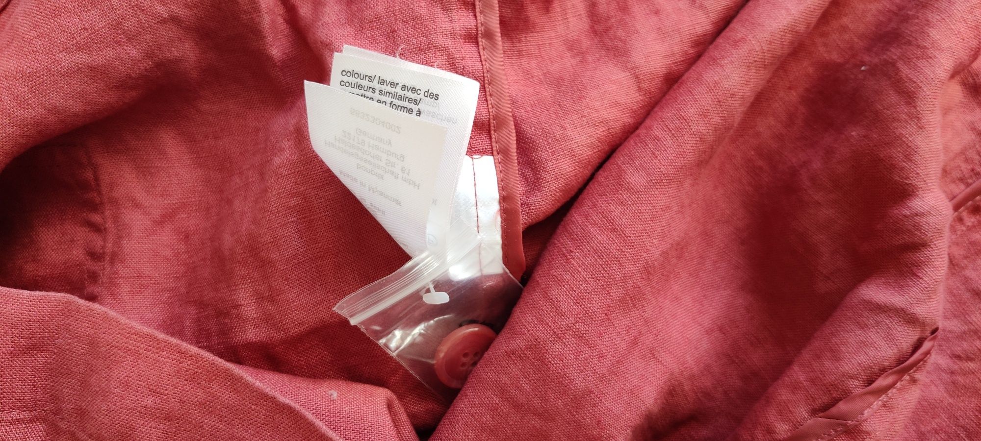 Marynarka koszula len Bonprix 52 plus size