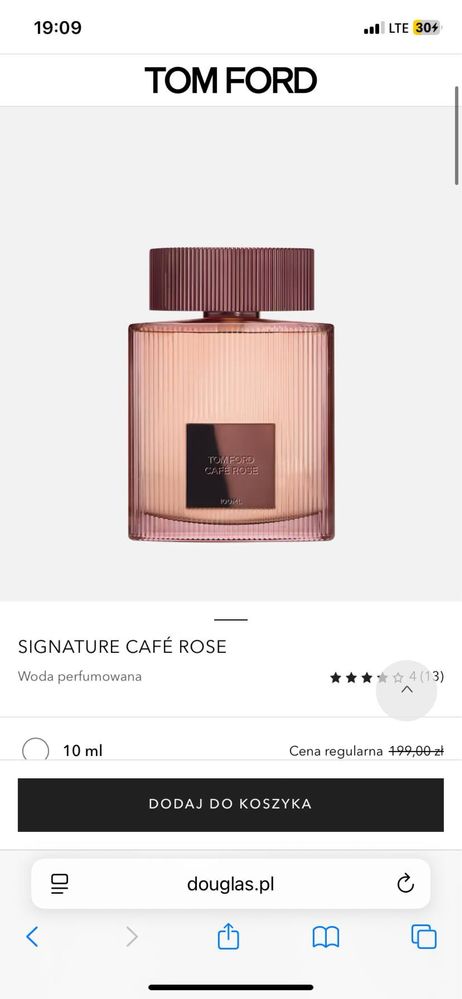 Perfumy Tom Ford café rose