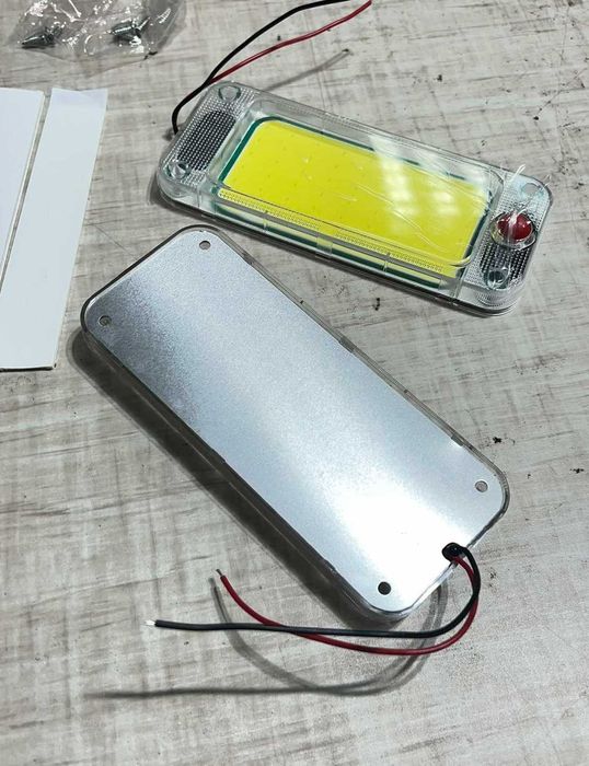 Подсветка плафон светодиодный COB 9-90В яркий белый 1шт