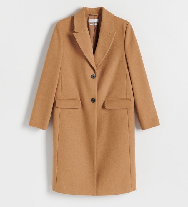 Nowy płaszcz carmel reserved L