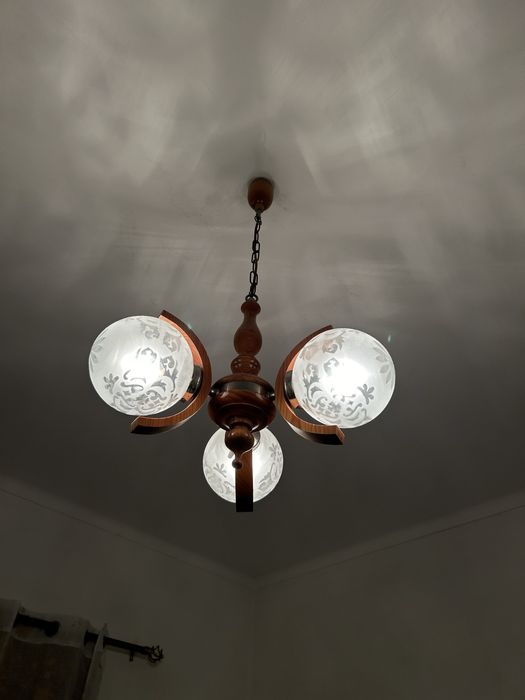 Candeeiro Suspenso Madeira