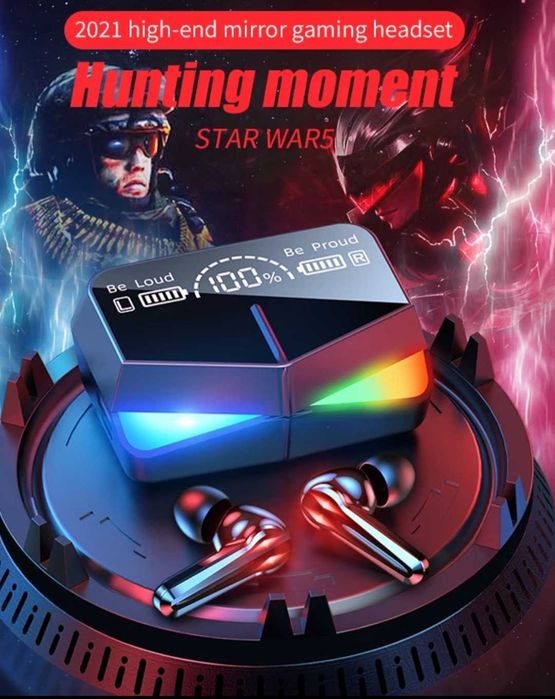 Навушники Бездротові Ігрові Спортивні Bluetooth Безпровідні