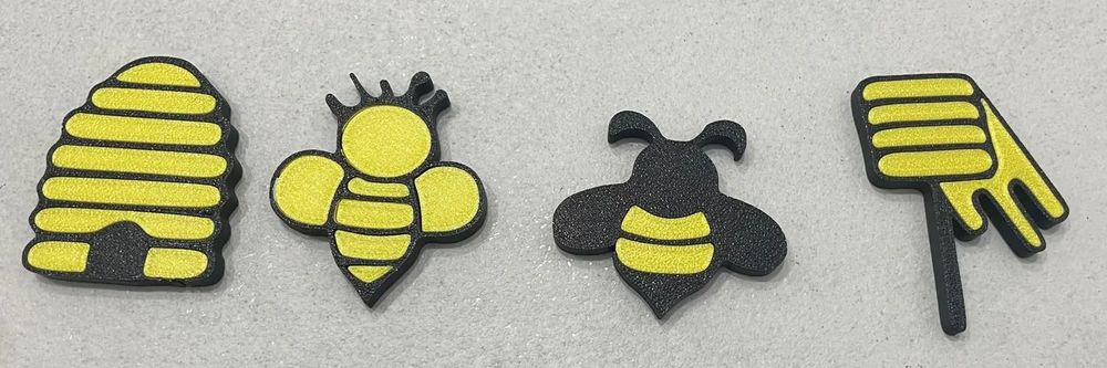 Conjunto de Símbolos Tema Abelhas e Mel