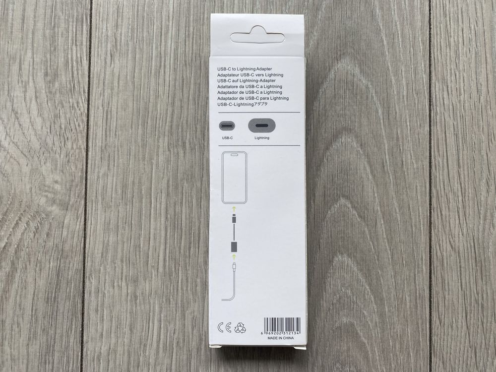Adapter Przejściówka Apple USB-C Typ C - Lightning Okazja