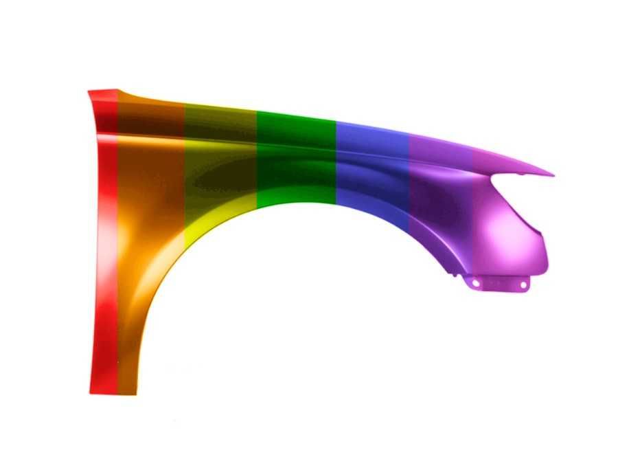 Audi A3 8V Sedan 12-20 błotnik prawy srebrny LX7W