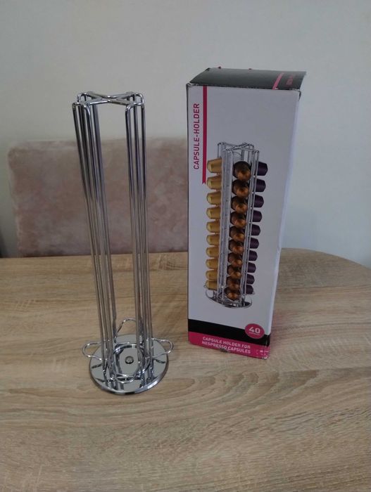 Stojak na 40 kapsułek do kawy