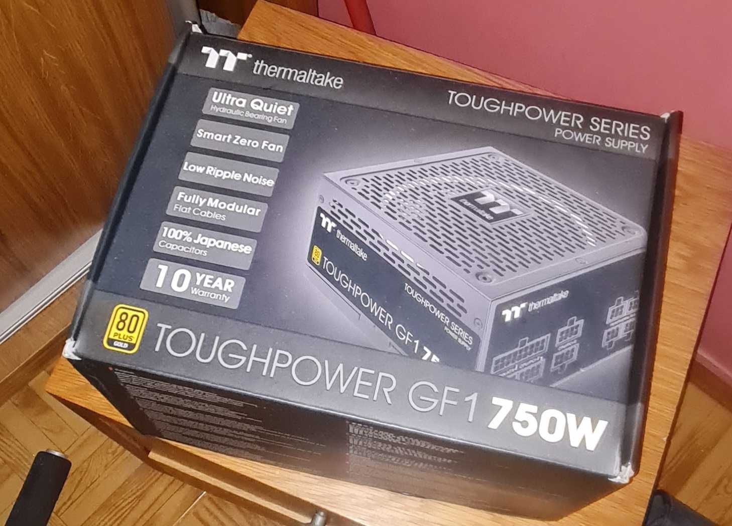 Fonte de alimentação PC Thermaltake Toughpower GF1 750W