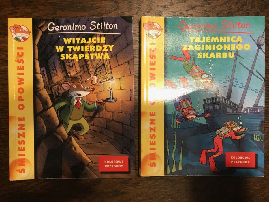 Dwie powieści o Geronimo Stiltonie