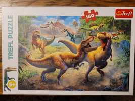 Puzzle Trefl 160 el.  Dinozaury +5