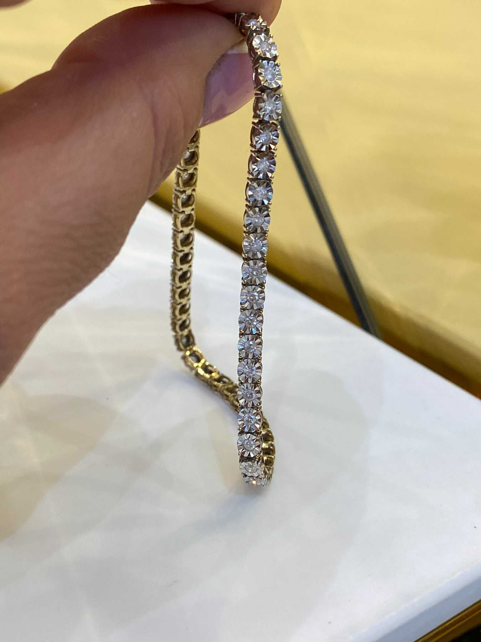 Bransoletka z diamentami 1.00 CT