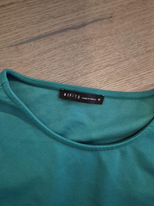 Szmargdowa bluzka Mohito Jak nowa