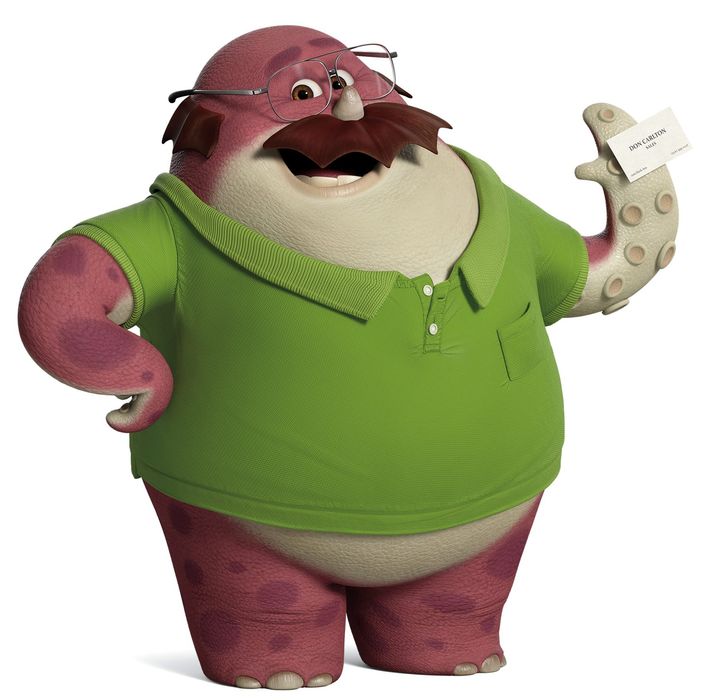 Don Carlton Mini Figura MPG TR255 Ovo Kinder 2013 Monsters University