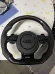 Volante audi novo A1, A3, A4, A5, A6, A7 , Q3, Q5, Q7 carbono