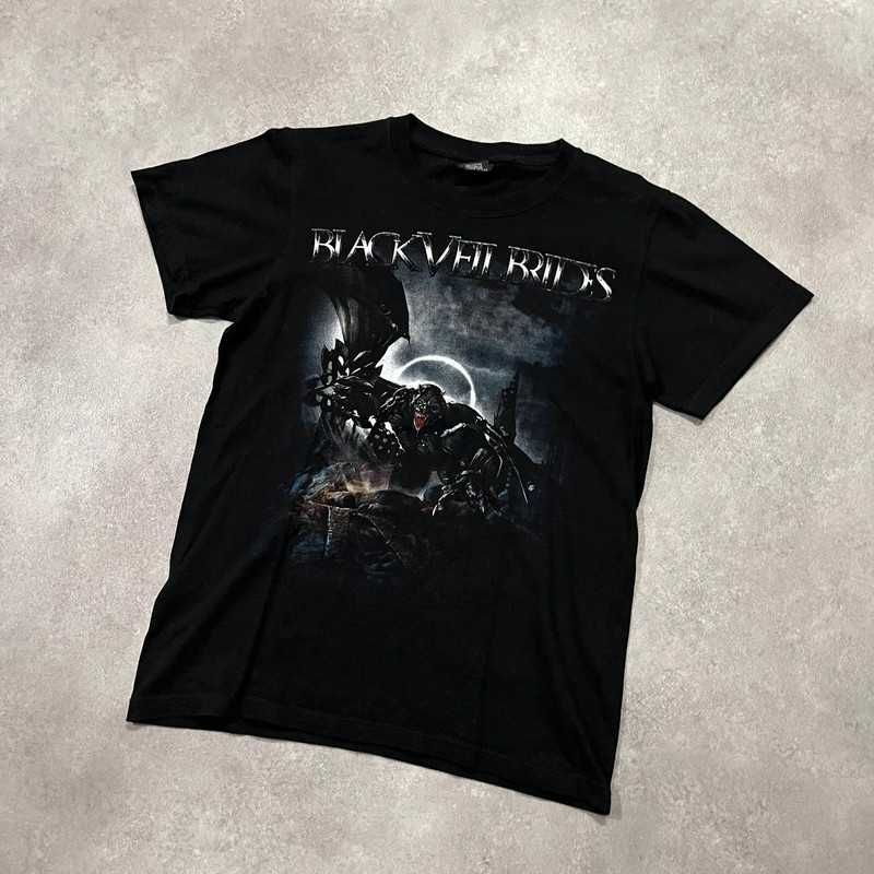 Vintage Koszulka Black Veil Birdes Metal T-Shirt Printed Retro Y2K 90s
