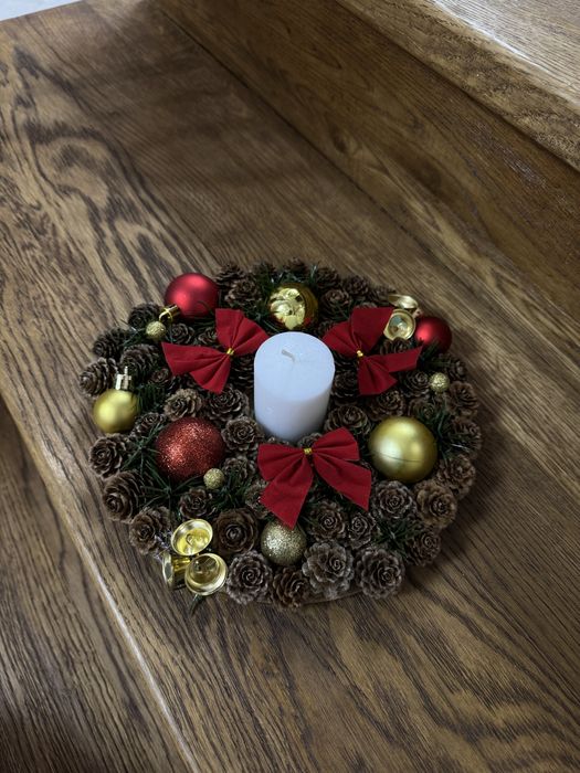 Новорічний підсвічник.