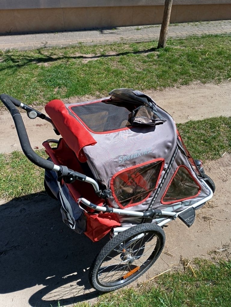 Przyczepka rowerowa dwuosobowa querrido