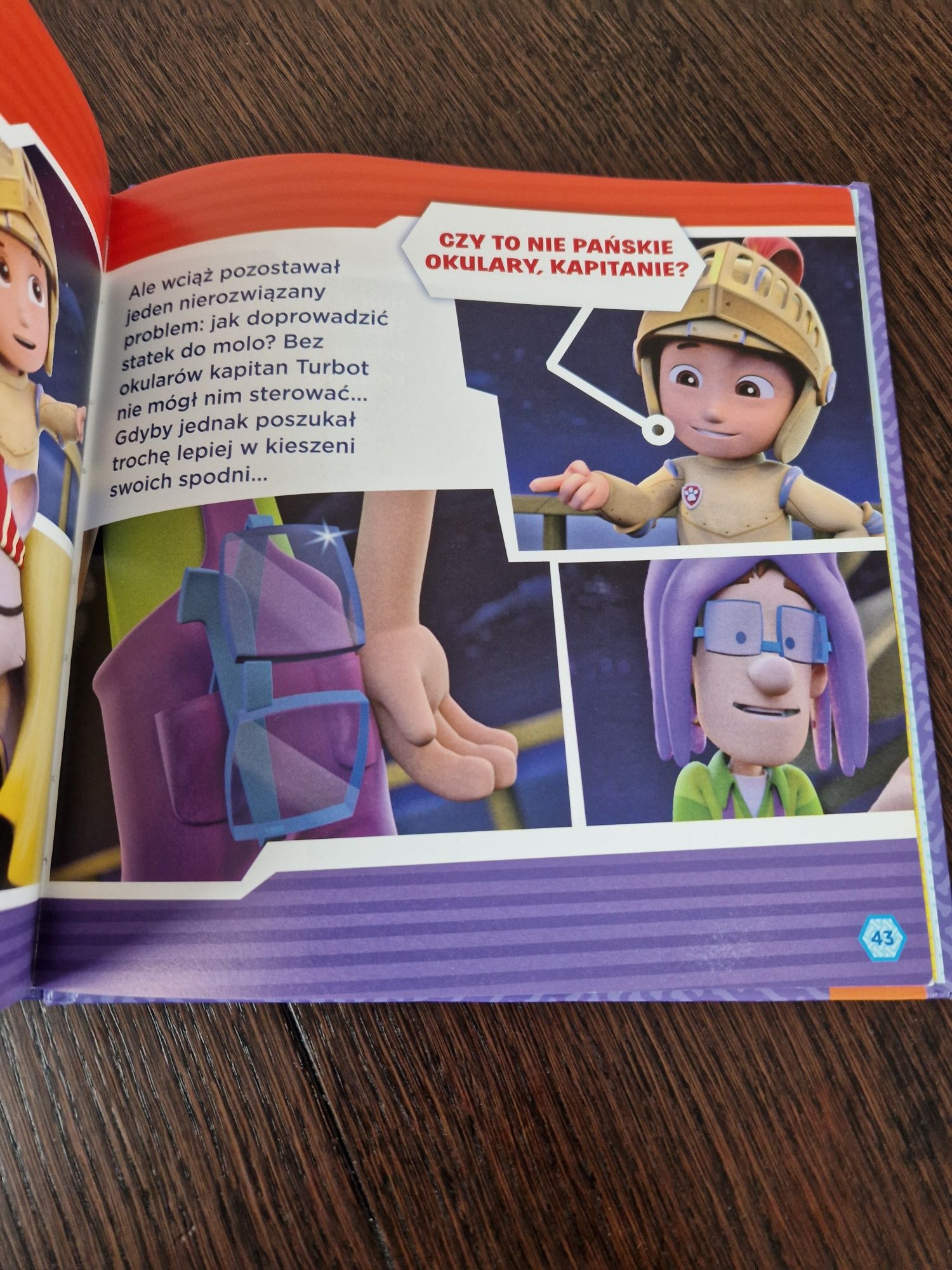 Książka dla dzieci Psi Patrol Pieski i statek widmo