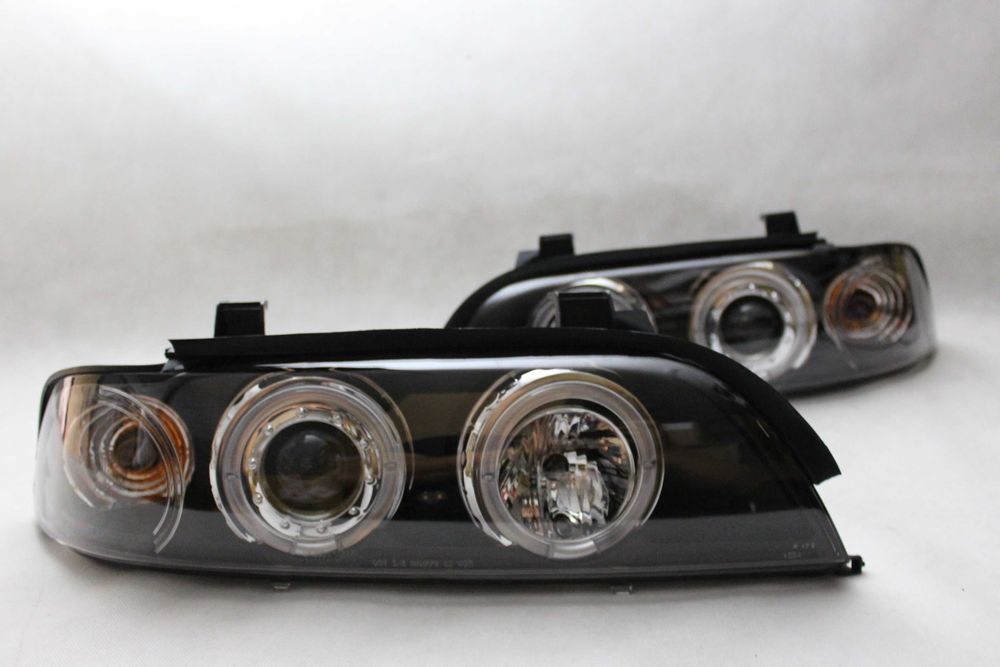 Lampy reflektory przednie przód BMW E39 95-03 RINGI LED ANGEL EYES