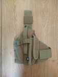 Coldre de pistola airsoft de perna de tecido