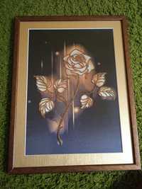Картина " золота  троянда"