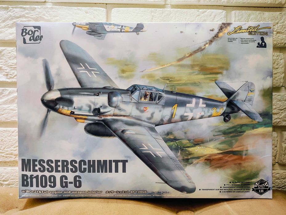 Niemiecki Myśliwiec Messerschmitt BF-109 G6 | BorderModel - BF001 1:35