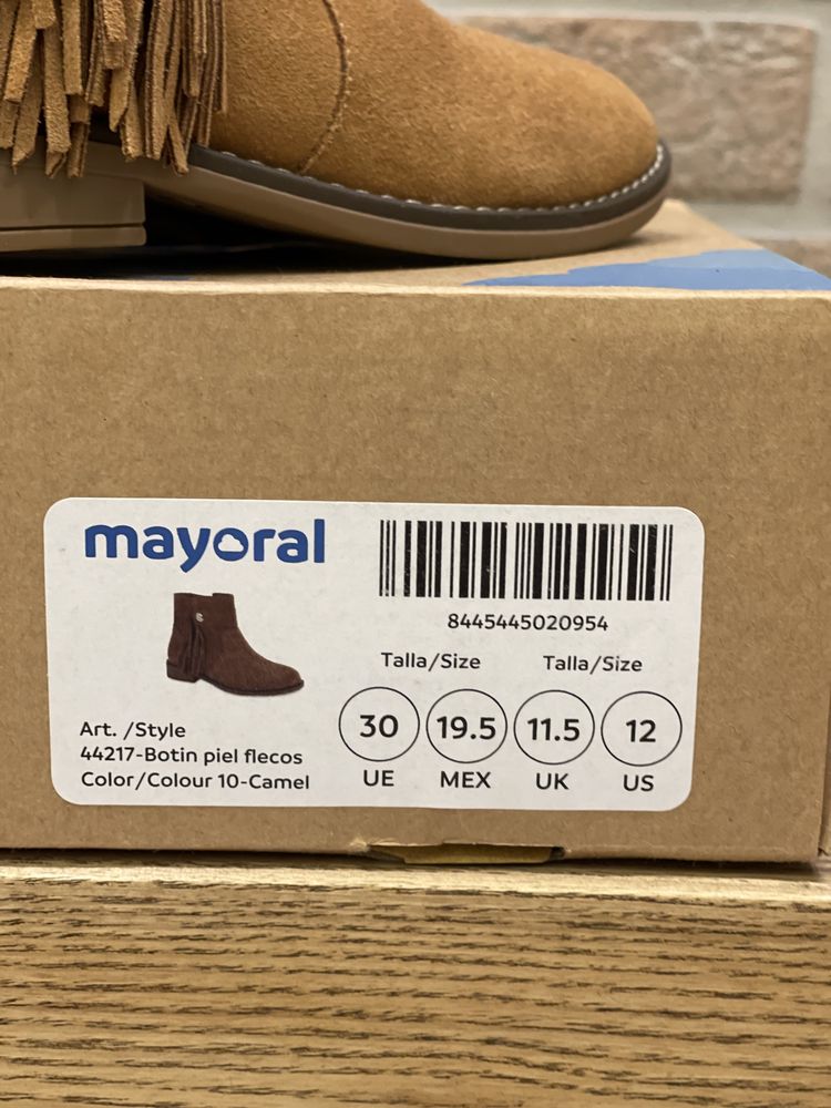 Mayoral, чобітки 30