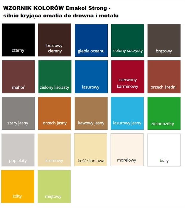 Dekoral Emakol Strong Morelowy 0,2l Farba Drewno