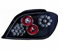 Lampy peugot 307 LED czarne clear swiatla tuning led