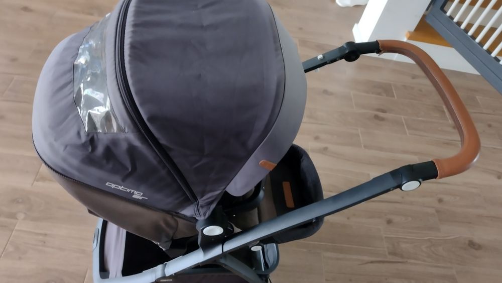 Wózek spacerówka easy go pompowane koła