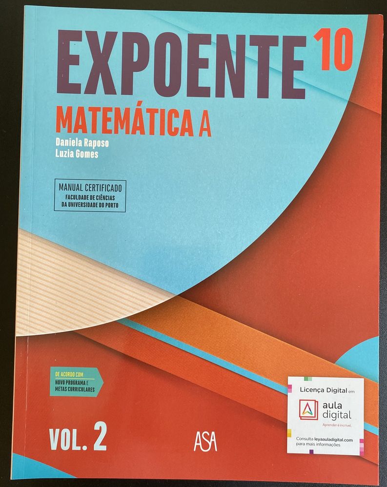 Expoente 10 ano - manuais de matemática+ caderno de atividades