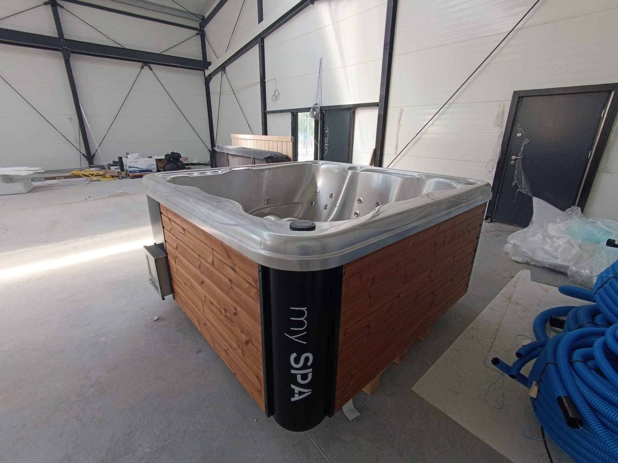 Balia Ogrodowa Jacuzzi Gorąca Beczka Hot Tub Sauna SPA PREMIUM