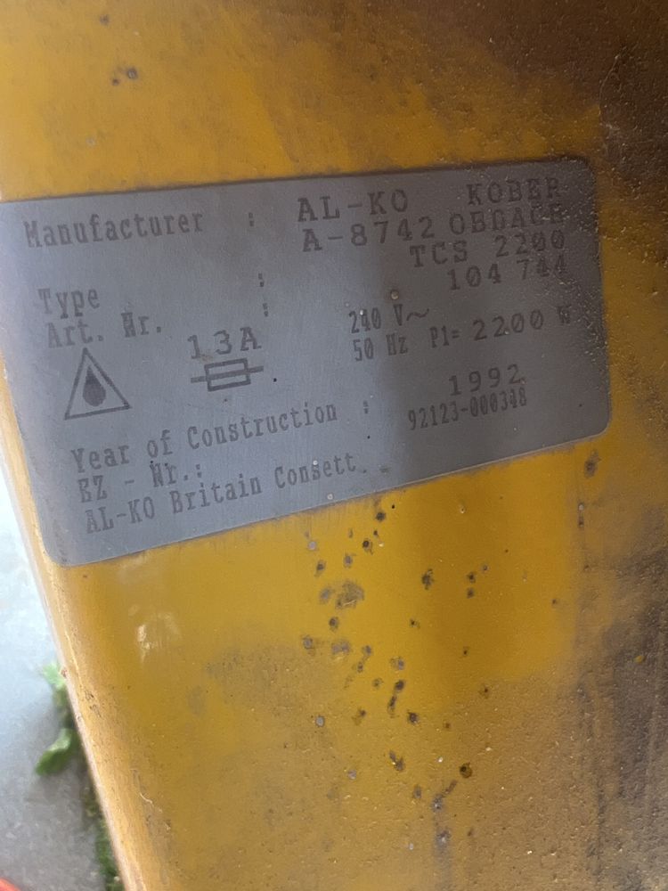 Rozdrabniarka gałęzi ALCO H2200TCS rozdrabniacz
