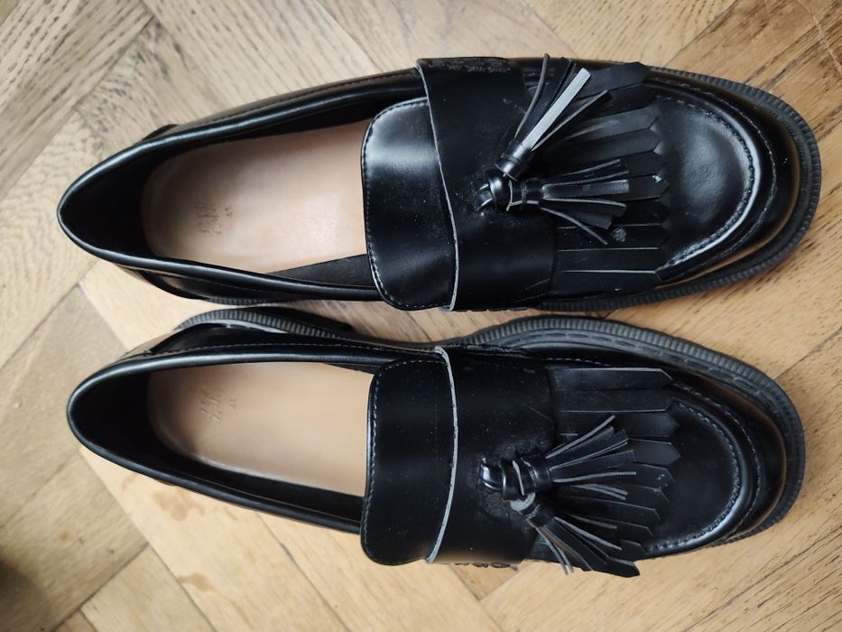 Eleganckie buty loafersy 41 mokasyny