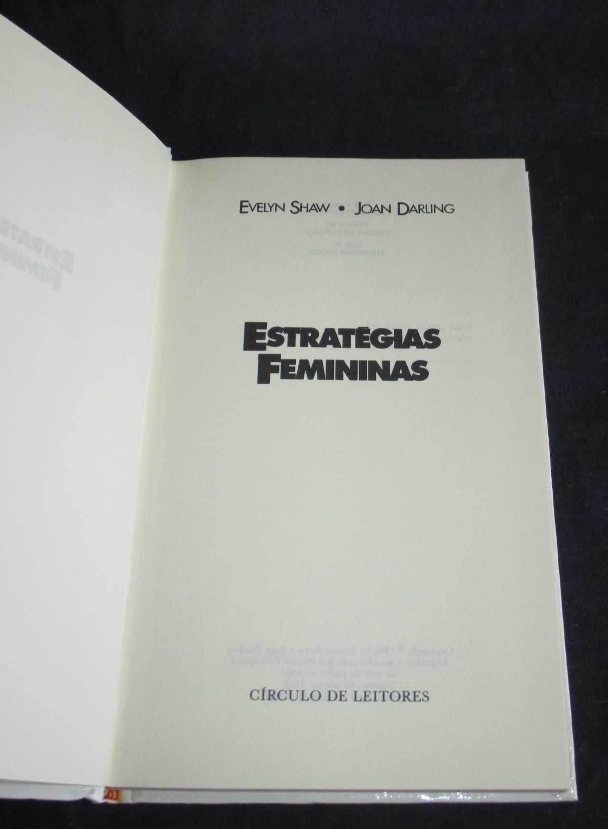 Livro Estratégias Femininas Evelyn Shaw e Joan Darling