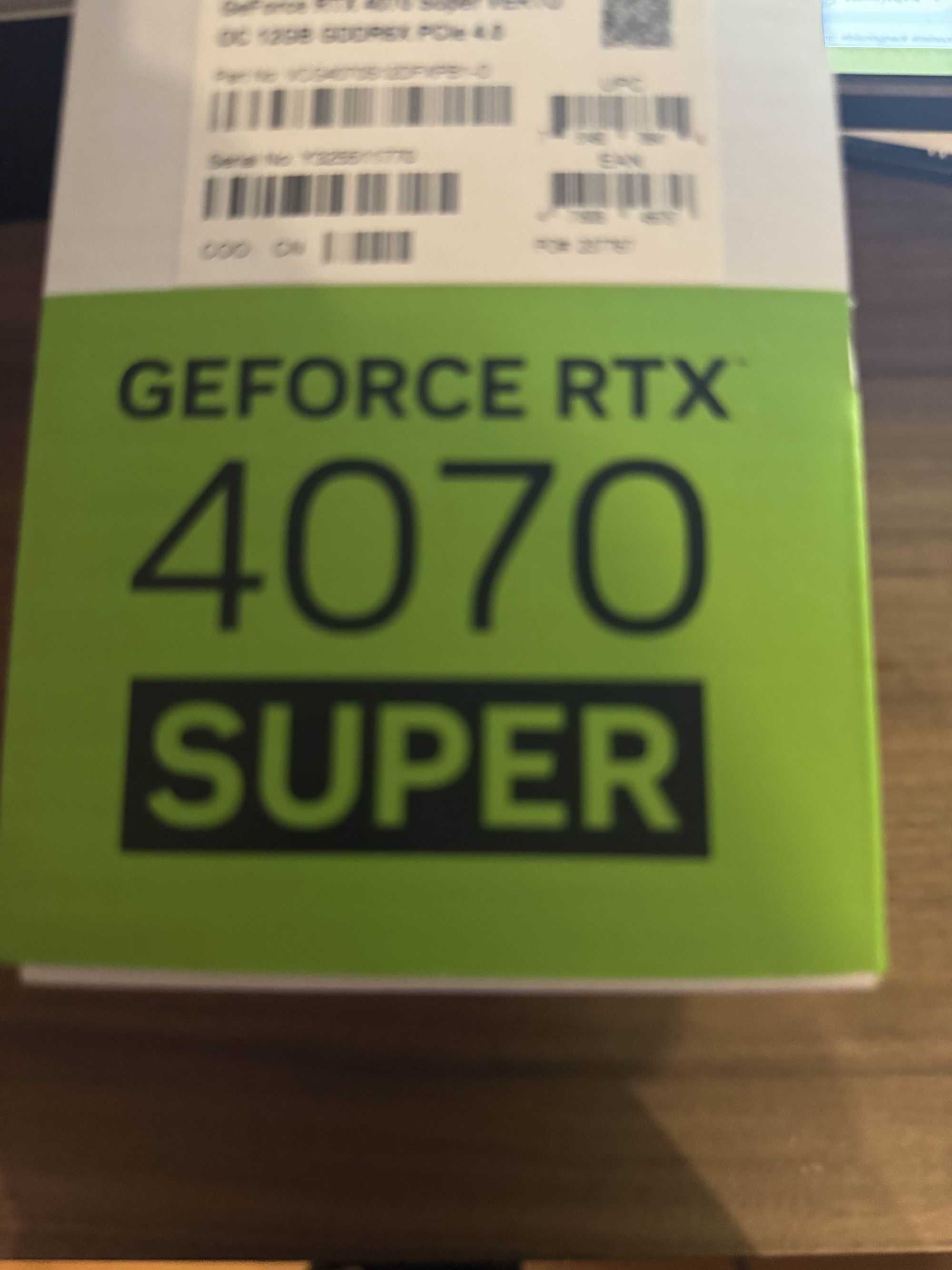 karta graficzna rtx 4070 super nowy nieużywany