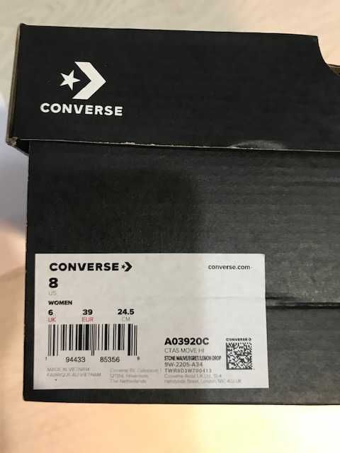 Ориганільні кеди Converse 38р 24,5 см З НІМЕЧЧИНИ