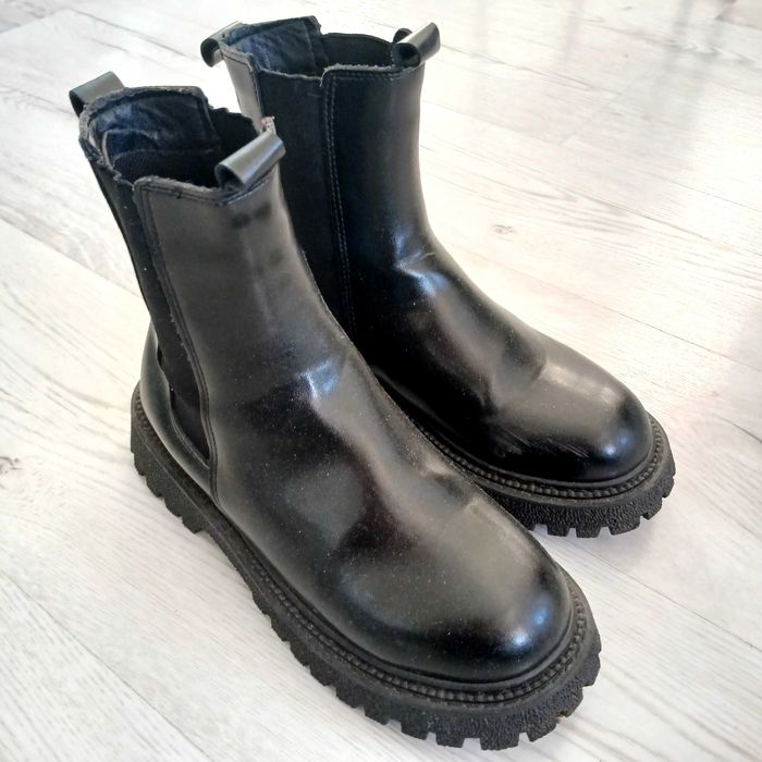 Botki sztyblety czarne 41