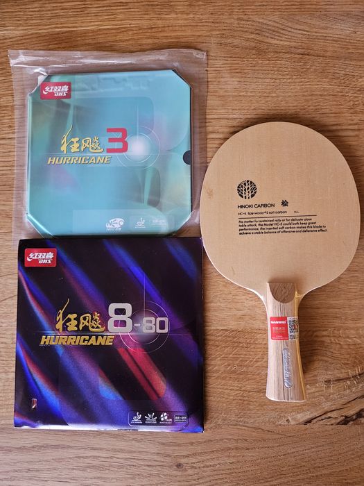 Rakietka Sanwei HC-5S OFF- | DHS Hurricane 3 neo | DHS Hurricane 8-80
