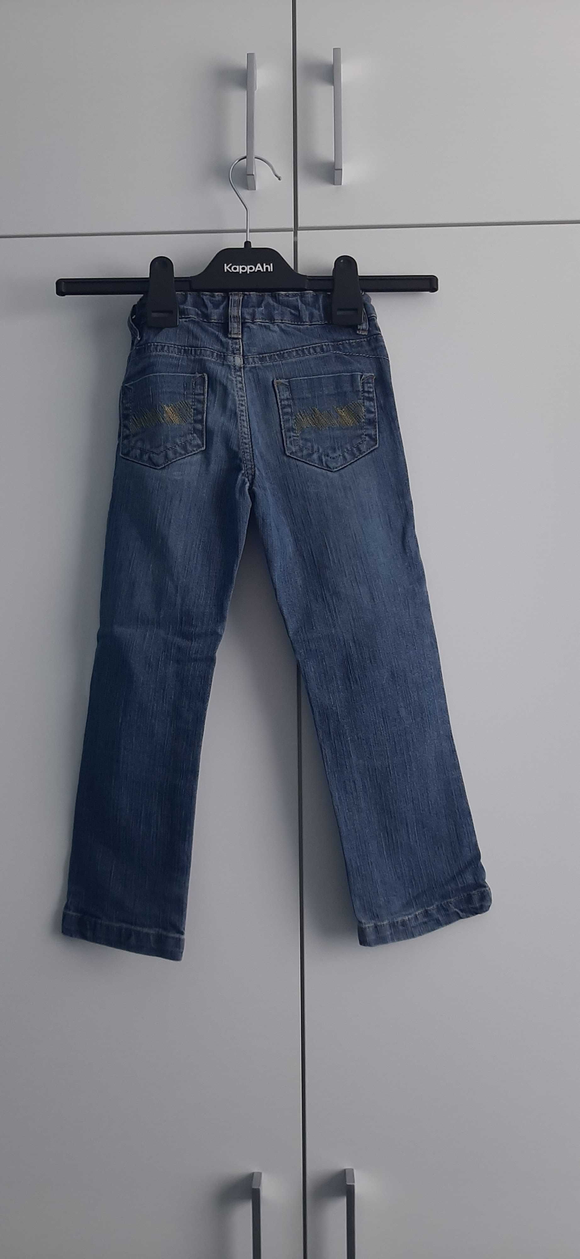 Spodnie jeansowe dla dziewczynki 104