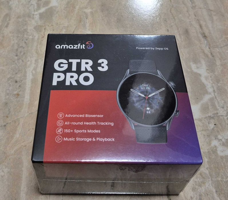 Smartwatch AMAZFIT GTR 3 Pro Grafitowy - NOWY!!!