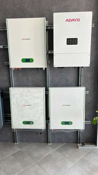 Гібридний інвертор DONERGY 10 kW 400V + 3 шт АКБ (LFP) 15 кВт/Год