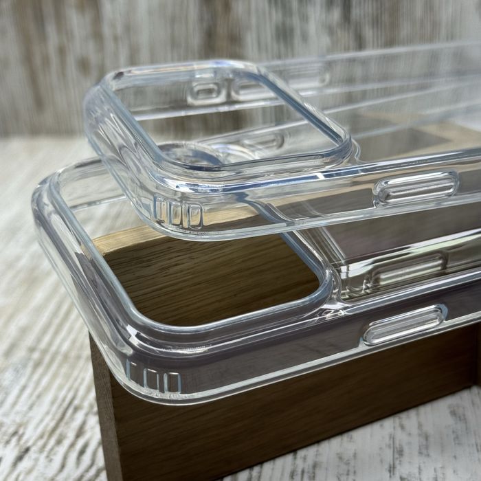 Чехол прозрачный Fibra Crystal на iPhone 17 Pro Max/ 17 Pro/ 17 Чохол