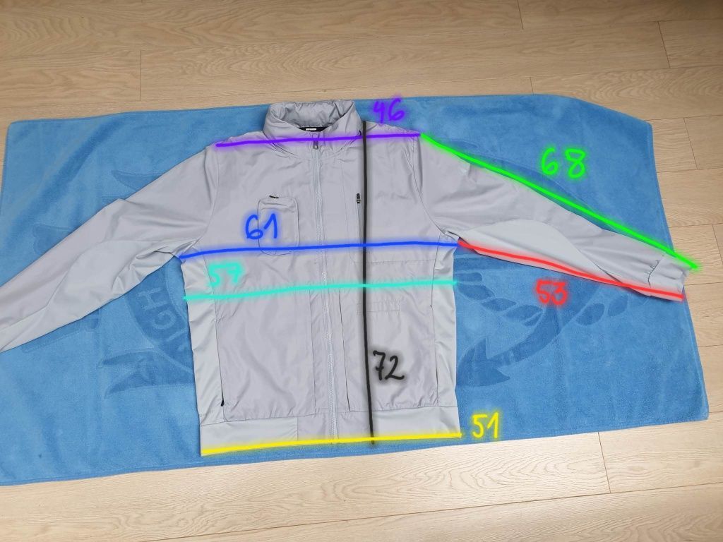 Kurtka L Nike storm fit sportowa męska popiel