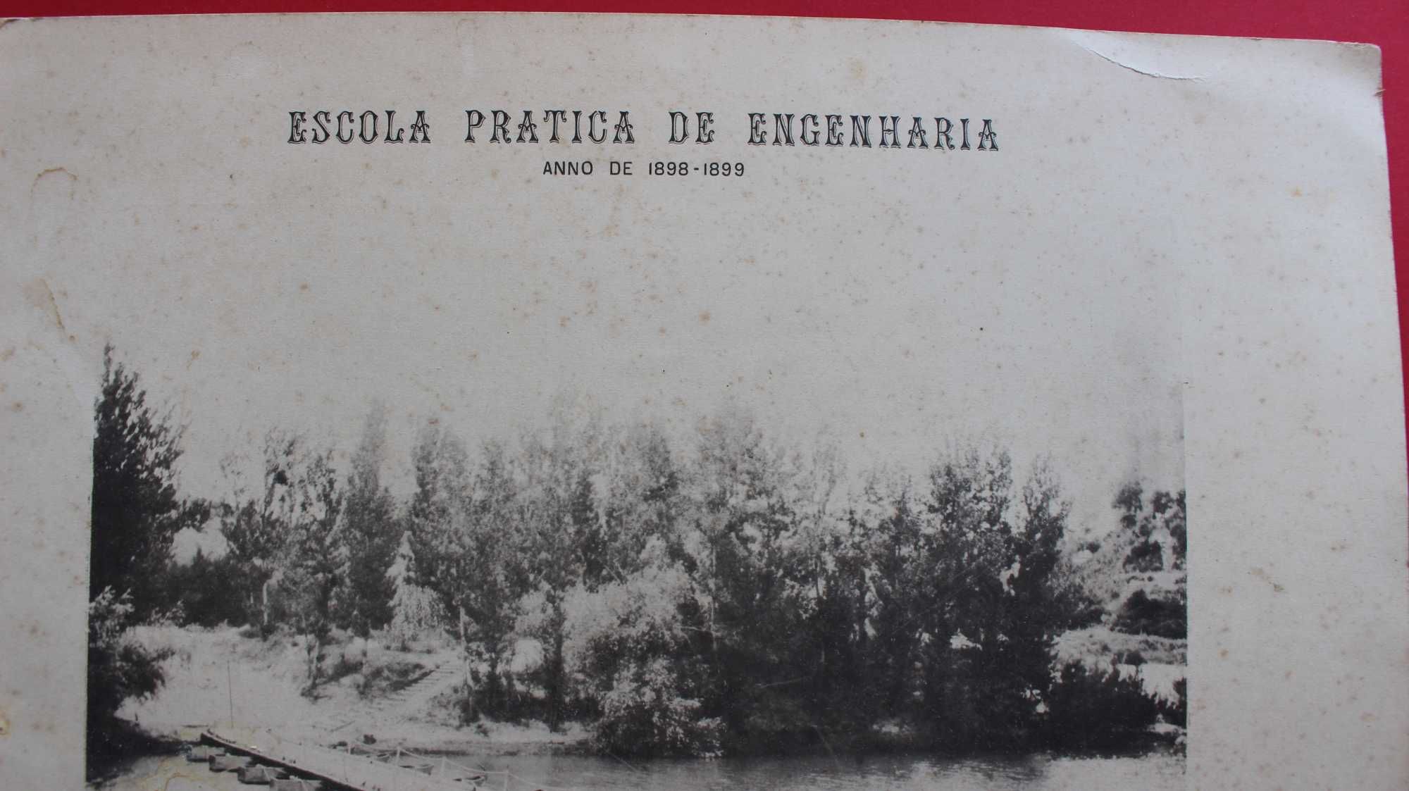 TANCOS Escola Prática de Engenharia 1899 ponte de barcos