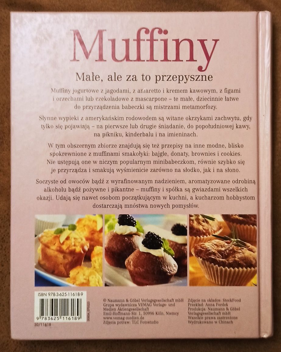 Muffiny - najlepsza książka kucharska z przepisami na muffiny