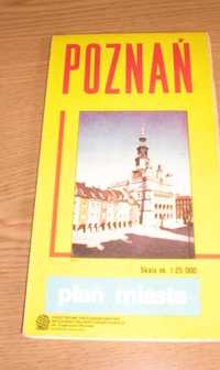 Plan Miasta Poznania Z 1987 Roku W Skali 1: 25 000 - Wydanie 9