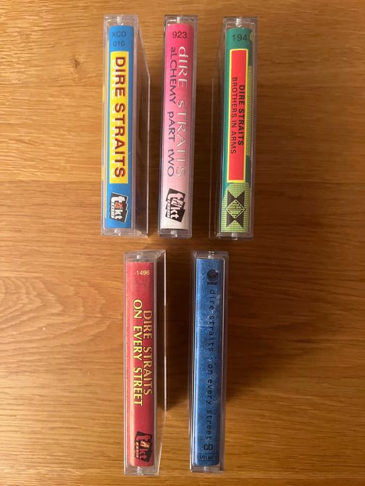 kasety magnetofonowe - Dire Straits - lata 90