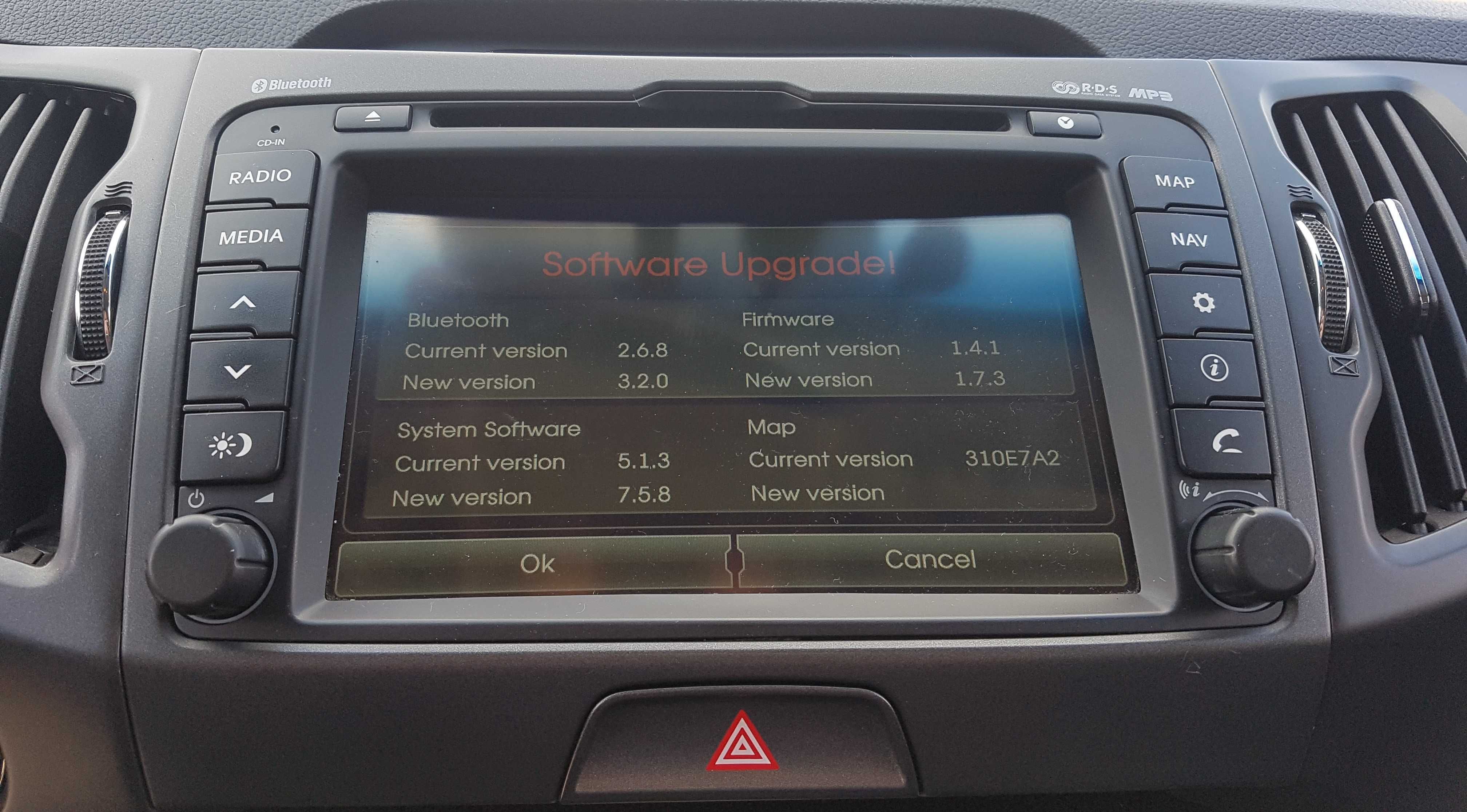 HYUNDAI KIA Naprawa dotyk Polskie Menu lektor Mapa 2024 SERWIS
