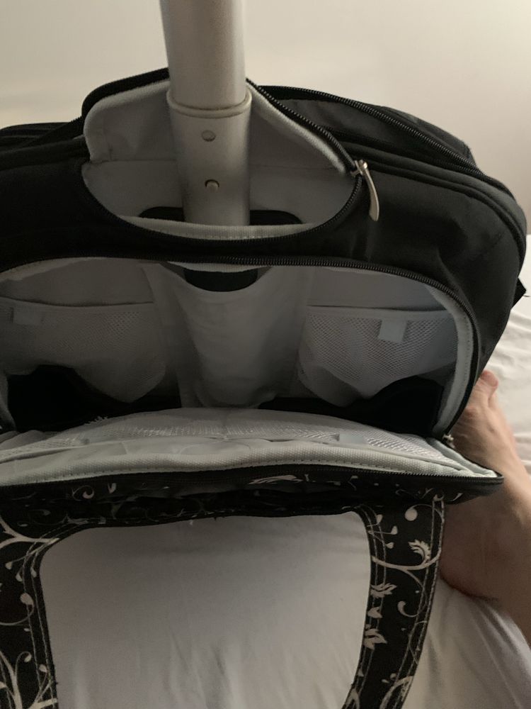 Neseser torba podrozna na kolkach damska Kensington