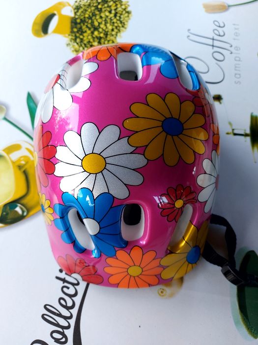 Kask ochronny regulowany dla dziewczynki S